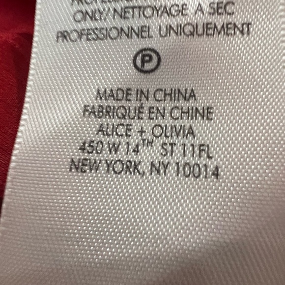 Alice + Olivia Red Floral Camisole Top - Picture 6 of 7